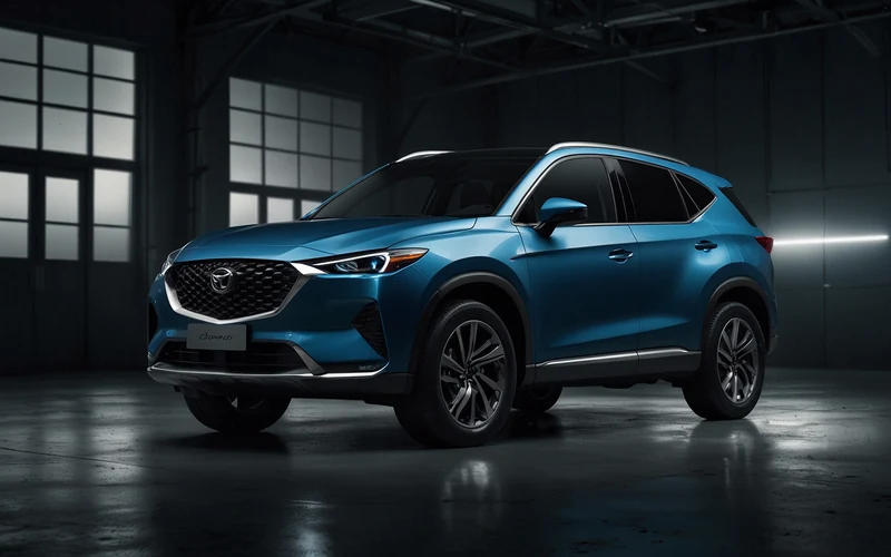 Lynk & Co 06 SUV ngoại thất xanh đô thị